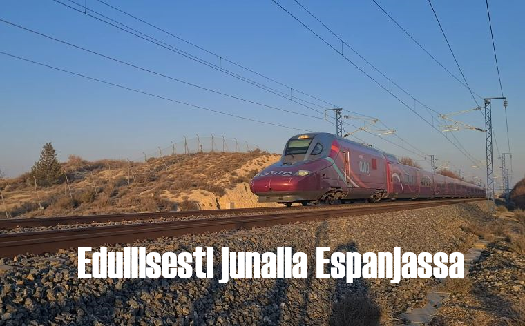 Espanjassa on helppo ja halpa matkustaa junalla